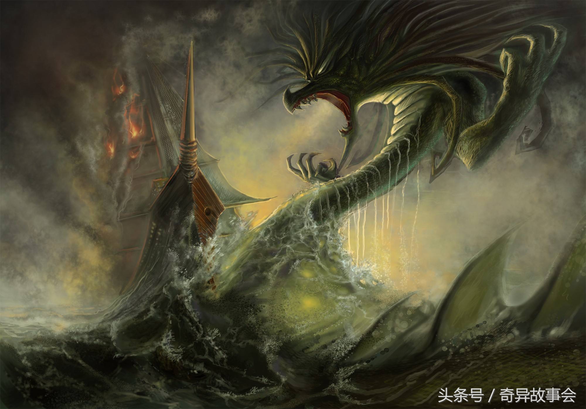 古井里的龙王与神秘的落头族,龙王与神秘的落头族人