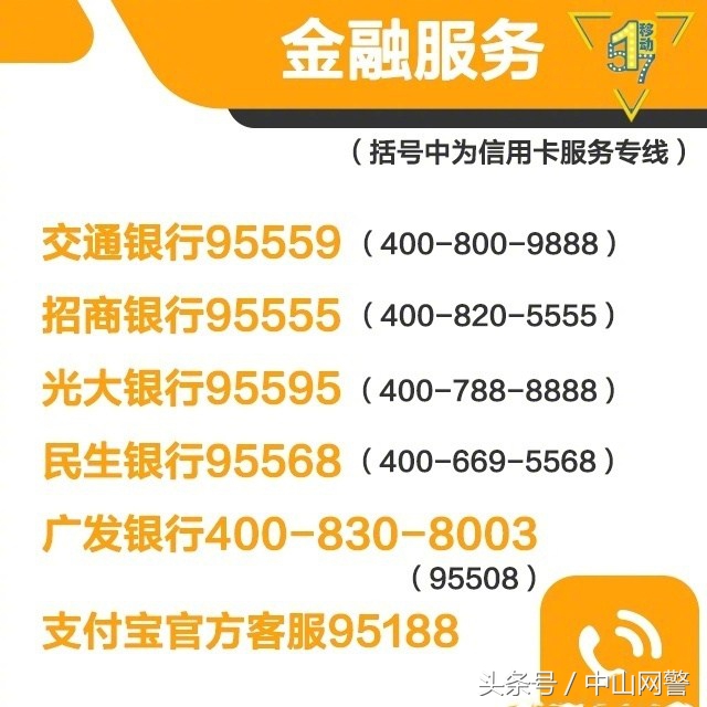 这几十个电话号码，你知道了吗