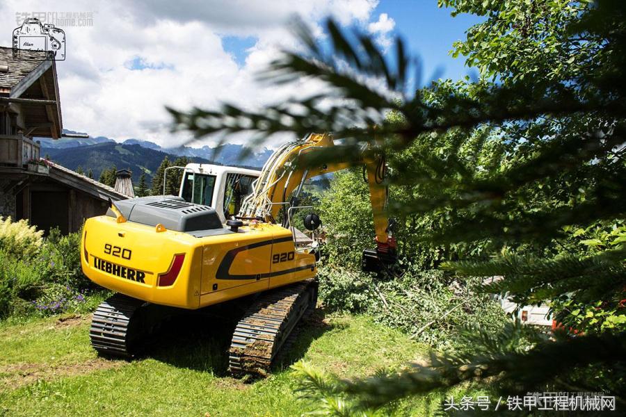德国产的利勃海尔挖掘机920,利勃海尔挖掘机9800生产过程
