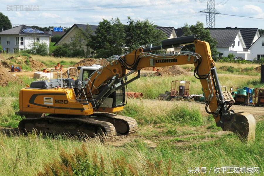 德国产的利勃海尔挖掘机920,利勃海尔挖掘机9800生产过程