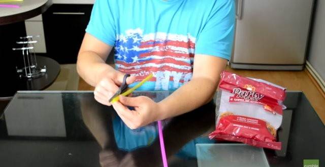 自制吸管密封夹,自制封口夹吸管