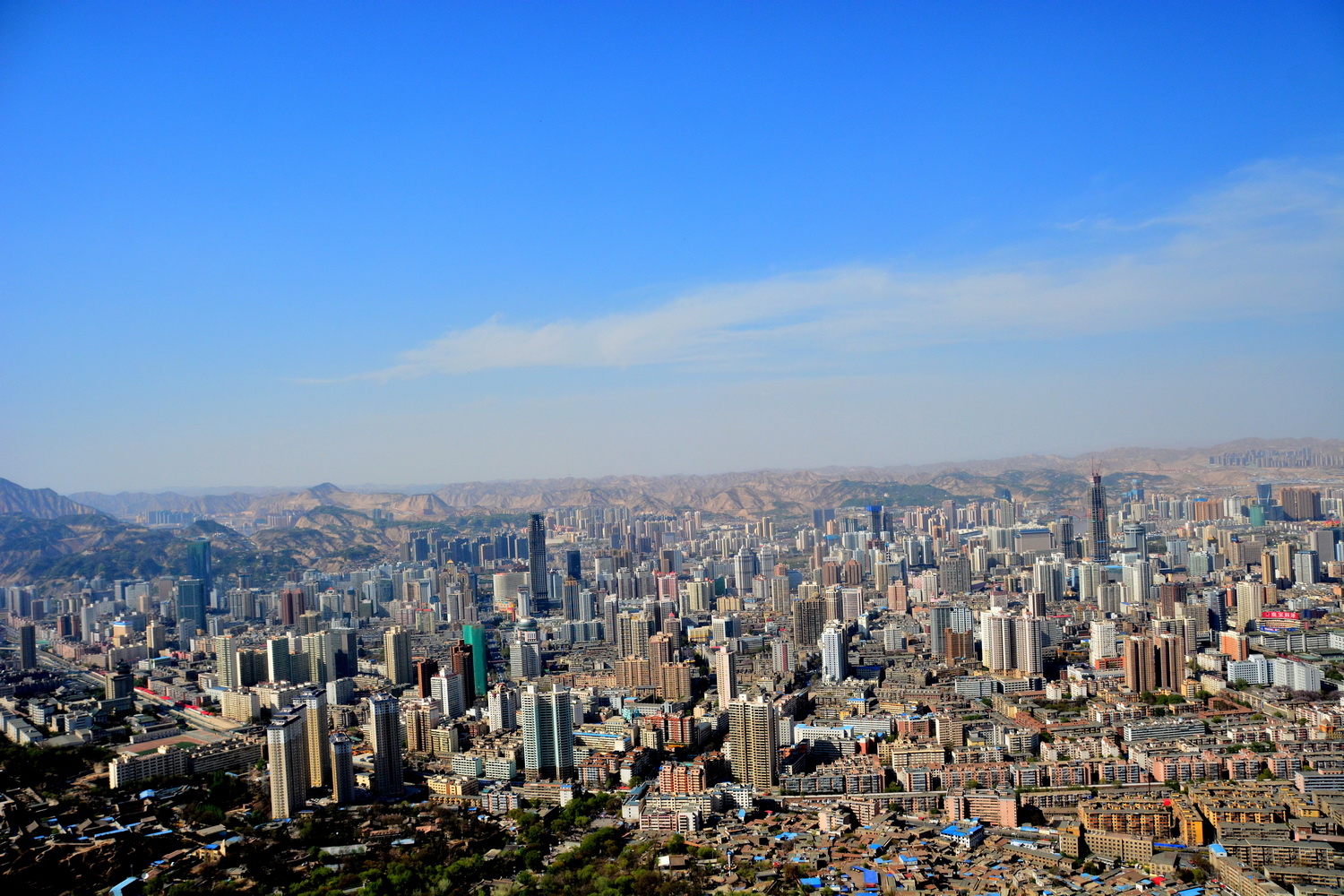 兰山公园在皋兰山上吗,站在兰山看风景