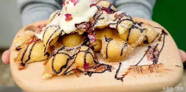 蛋仔冰淇淋有多美味,会爆浆的蛋仔冰淇淋