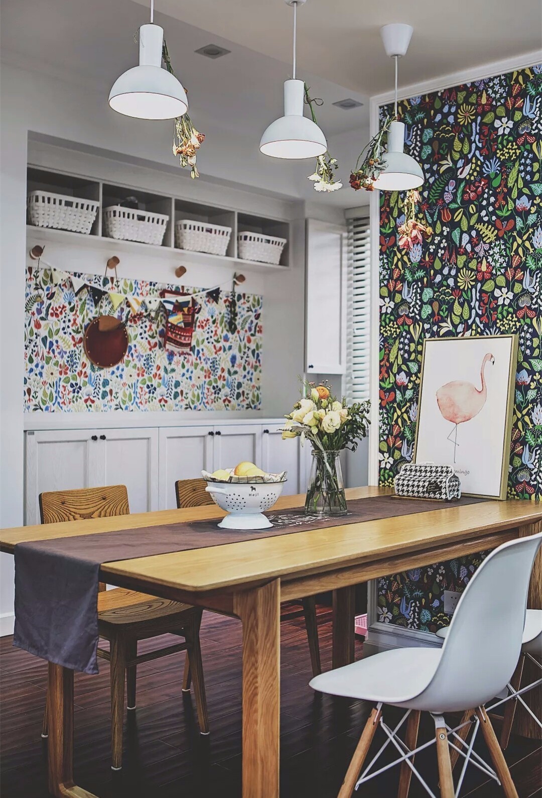 餐桌桌旗怎么搭,白色餐桌怎样搭配旗布