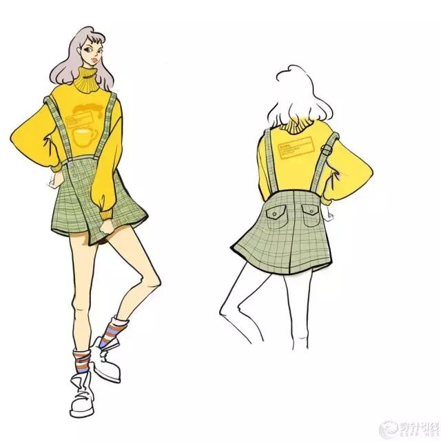 时尚手绘｜为jucyjudy2017FW系列设计