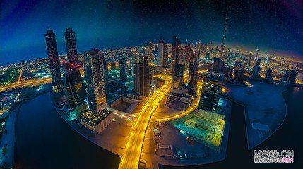 迪拜沙漠风景,迪拜新建筑沙漠之城