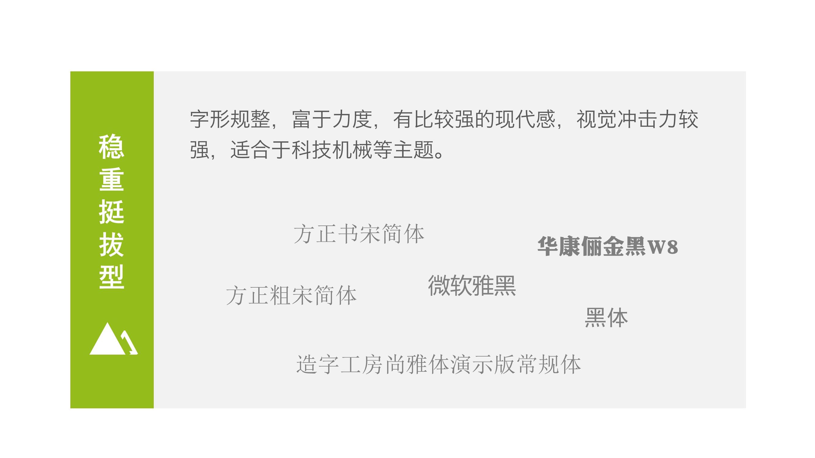 头条问答：PPT中的字体该怎么选，各有哪些适用场合？
