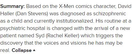 《军团》开播获赞：还有哪些人格分裂片值得看