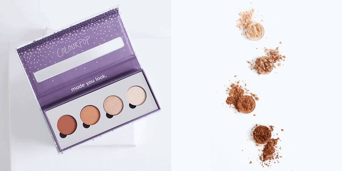 colourpop全哑光,colourpop冬日冰透薄荷试色