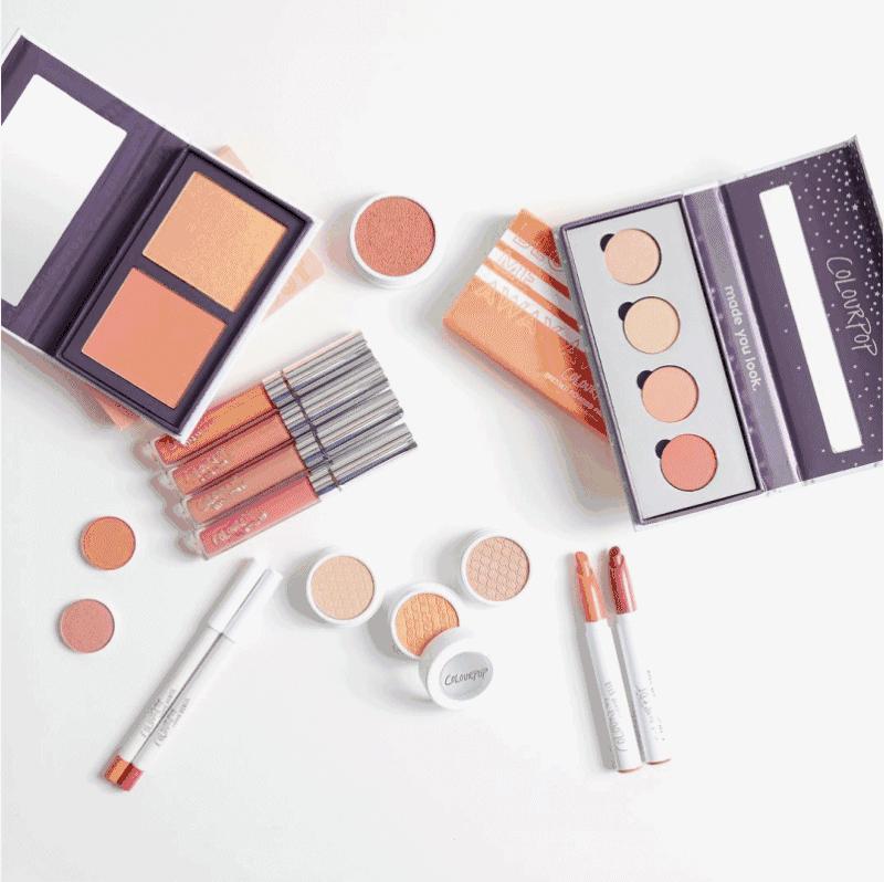 colourpop全哑光,colourpop冬日冰透薄荷试色