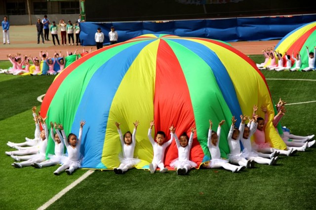 济南市中区小学春季运动会,狂欢嘉年华表演