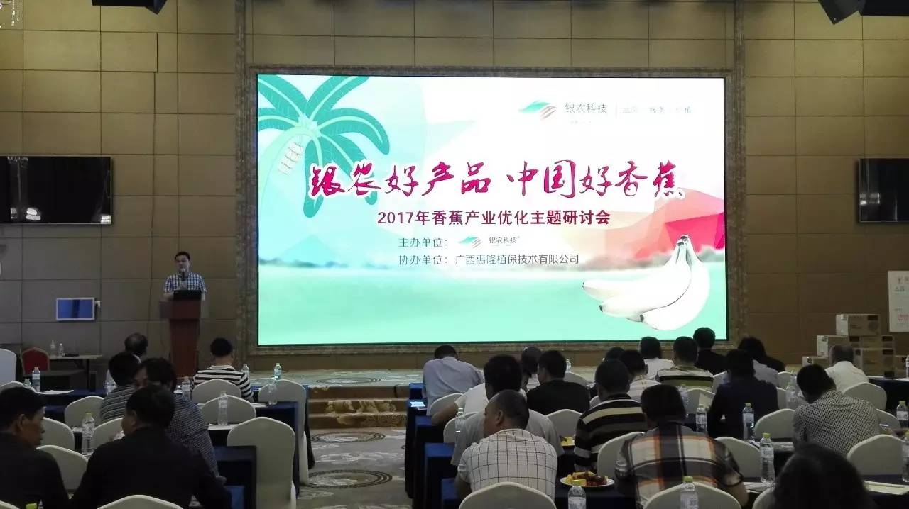 从产业的高度关注作物,关注香蕉,银农科技就这么做了