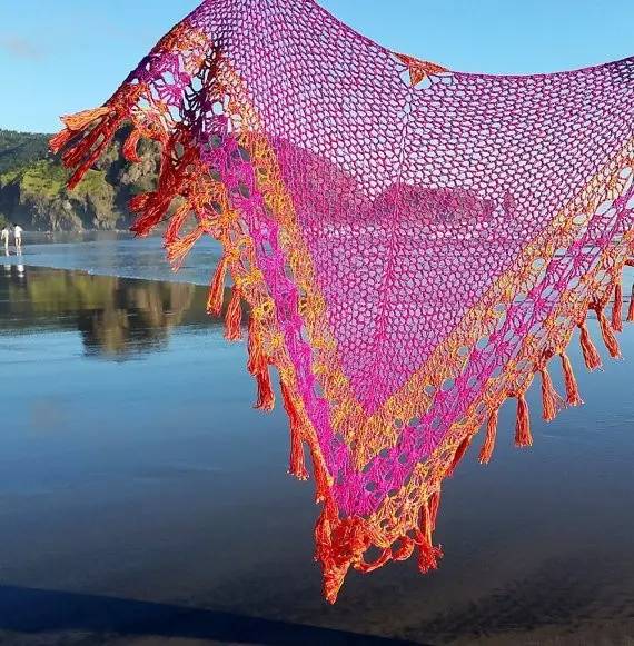 亲手给妈妈钩帽子,送妈妈母亲节礼物披肩