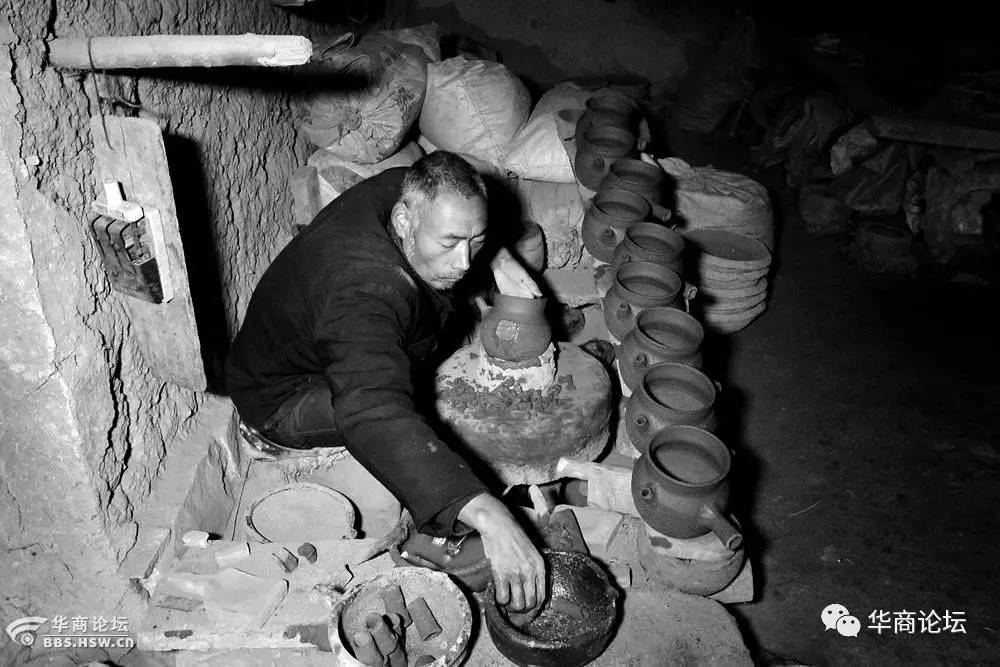 洛南八里村手工砂锅,洛南八里砂锅制作