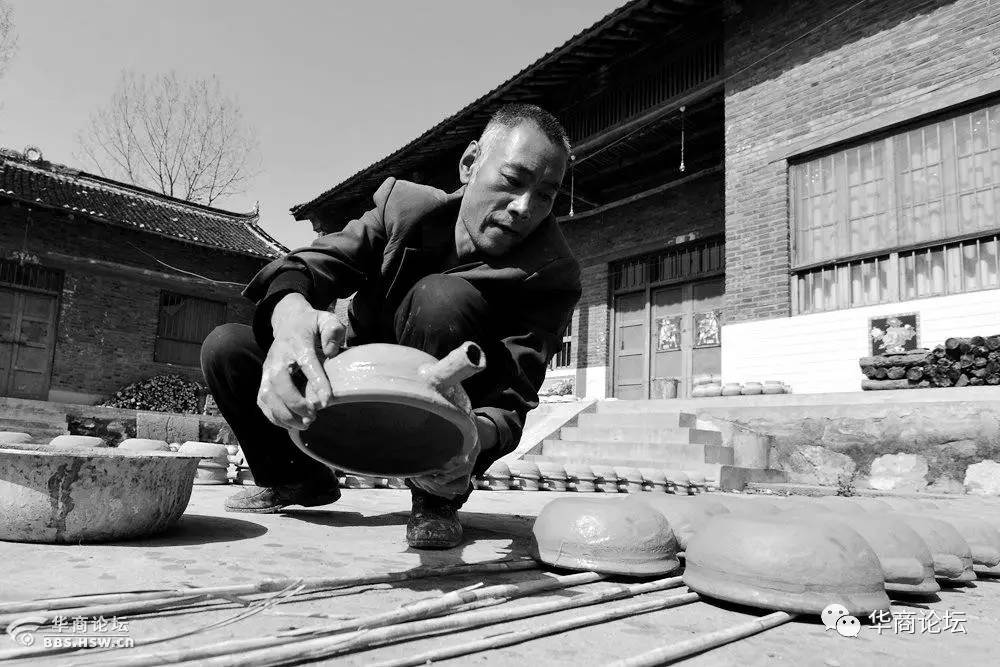 洛南八里村手工砂锅,洛南八里砂锅制作