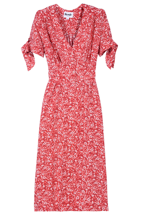 夏天的碎花裙怎么穿才好看,穿搭一件小碎花连衣裙