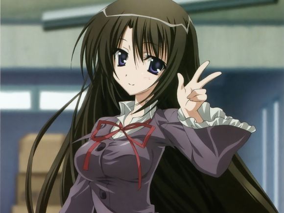 动漫中的黑长直少女,黑长直动漫女生排名