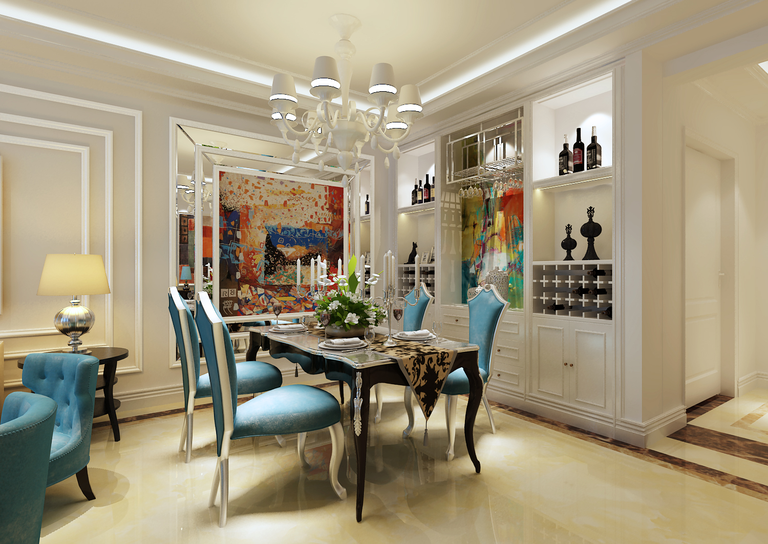 呼和浩特装修最新款,呼和浩特140平现代简约装修风格