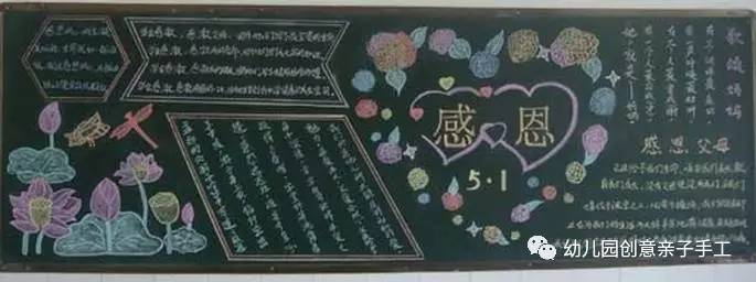 母亲节母爱的黑板报,母亲节黑板报又简单又好看图文