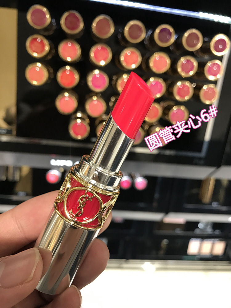 圣罗兰唇膏圆管哪个色好看,圣罗兰唇膏02