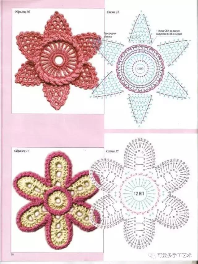 爱尔兰花和叶子大全，最令人心动的钩编之法（附图解）
