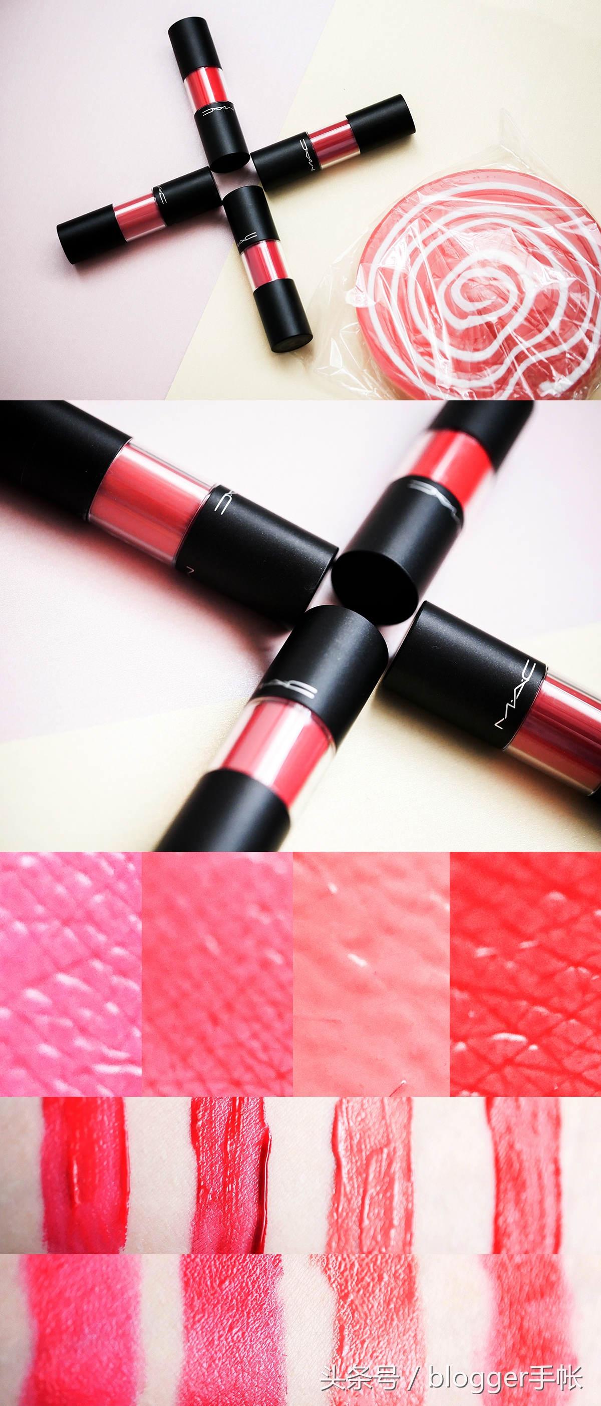 mac棒棒糖镜面,mac棒棒糖全系列试色