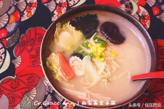 下雨天，请给我一碗日式拉面！西安这几家汤浓面弹！