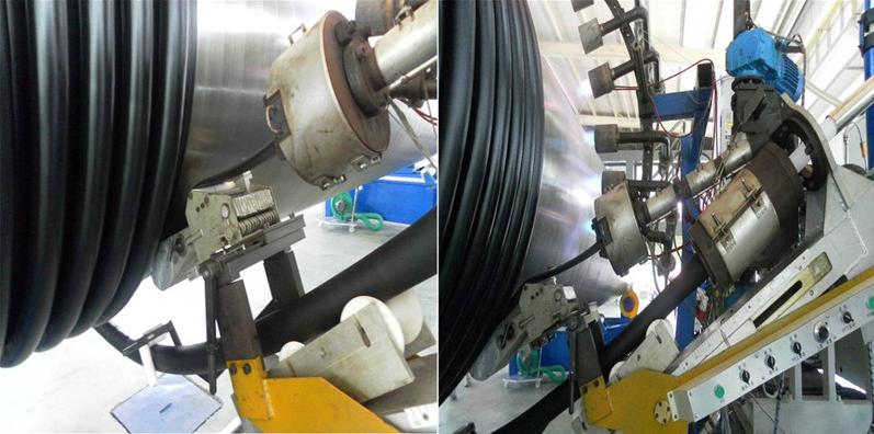 新型管材克拉管,连续生产克拉管生产线