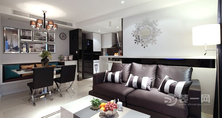 沙发餐厅背景墙现代轻奢,轻奢客厅豪华沙发背景墙