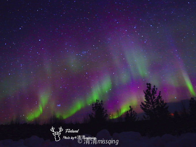 看极光圣诞老人在哪个国家,芬兰极光圣诞老人