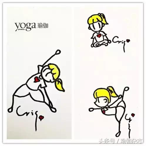 这些伽人把瑜伽小人画出了新模样儿，有你的那张哦！