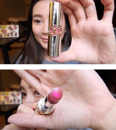 圣罗兰唇膏圆管哪个色好看,圣罗兰唇膏02