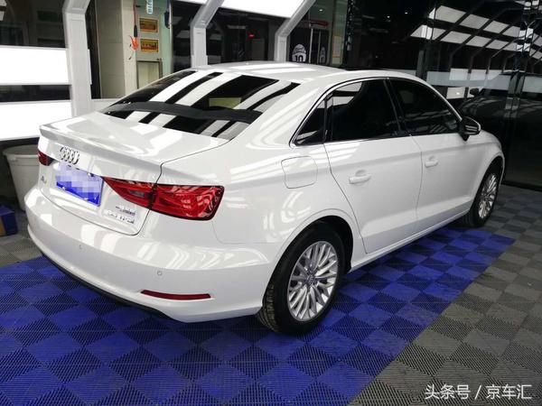 京车汇镀晶丨奥迪A3卡卡尓白金镀晶