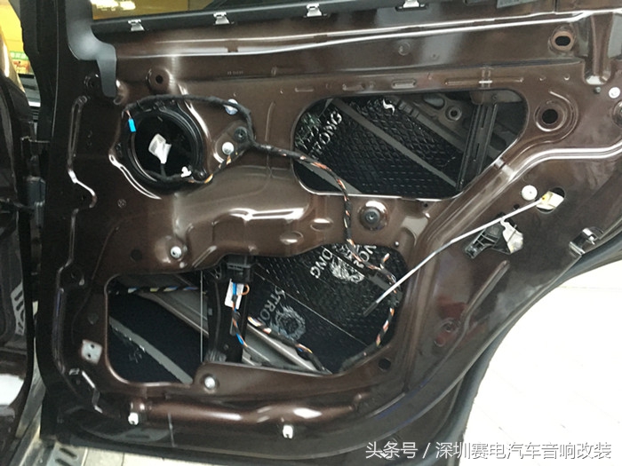 宝马x1改伊顿音响,宝马x1音响改装三分频