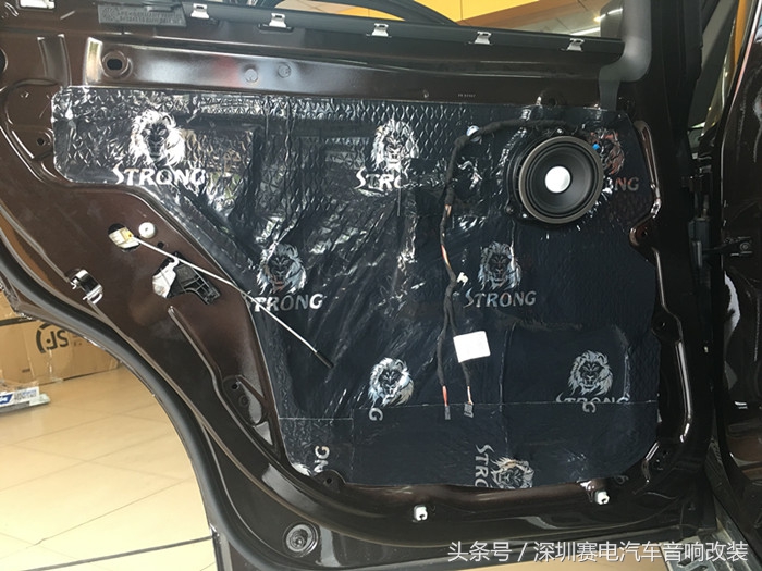 宝马x1改伊顿音响,宝马x1音响改装三分频