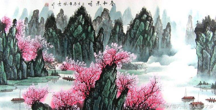 山水画的技法有哪些,国画山水技法精解