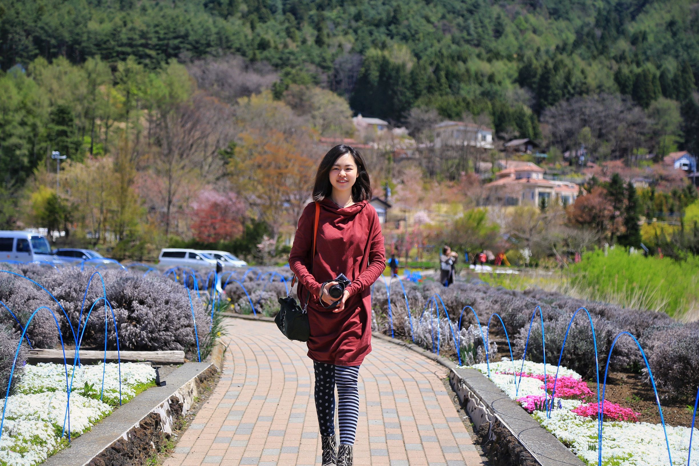 空姐在东京旅游,跟着游东京