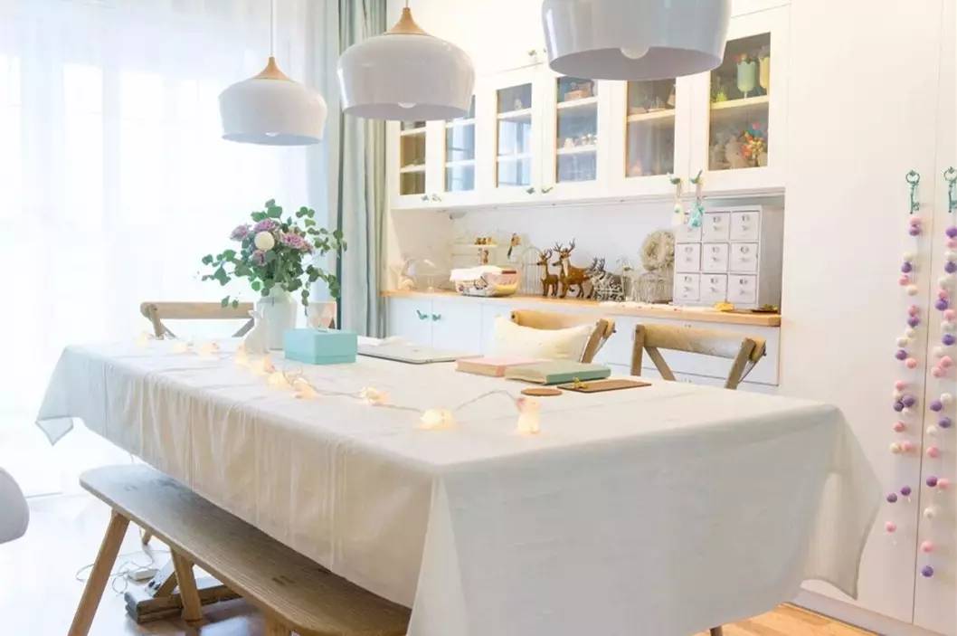 餐桌桌旗怎么搭,白色餐桌怎样搭配旗布