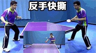 乒乓球技术分享反手站位框架教学,乒乓球技术汇总表