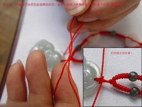 文玩吊坠绳子打结方法,佛吊坠打结方法视频教程