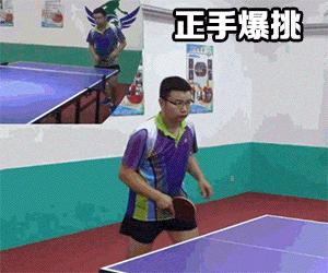 乒乓球技术分享反手站位框架教学,乒乓球技术汇总表