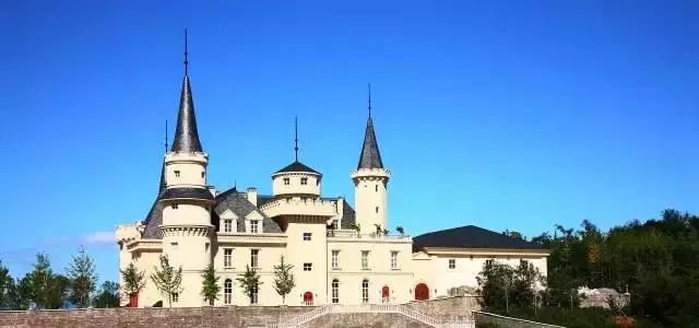 一组张裕爱斐堡酒庄实景图,蓝裕文化