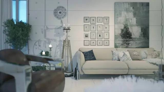 客厅造型艺术墙,客厅墙壁照片墙设计