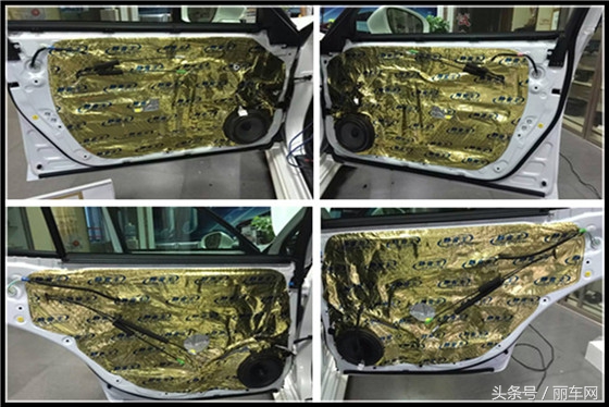 丰田皇冠14代全车隔音改装喇叭,丰田皇冠音响隔音升级