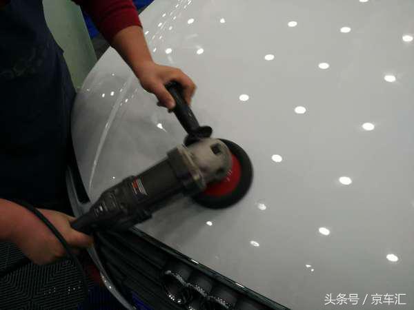 京车汇镀晶丨奥迪A3卡卡尓白金镀晶