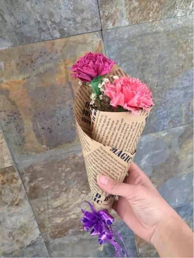 母亲节康乃馨图片大全大图,母亲节礼物手工康乃馨用卫生纸折