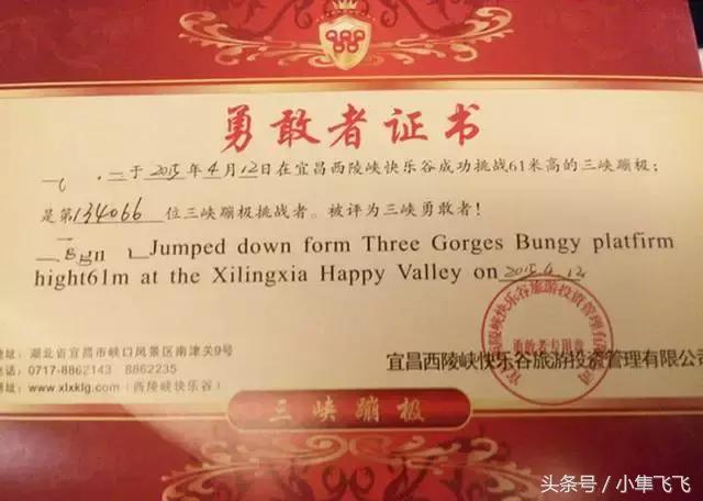 女孩子三峡蹦极潇洒,三峡蹦极你经历了什么
