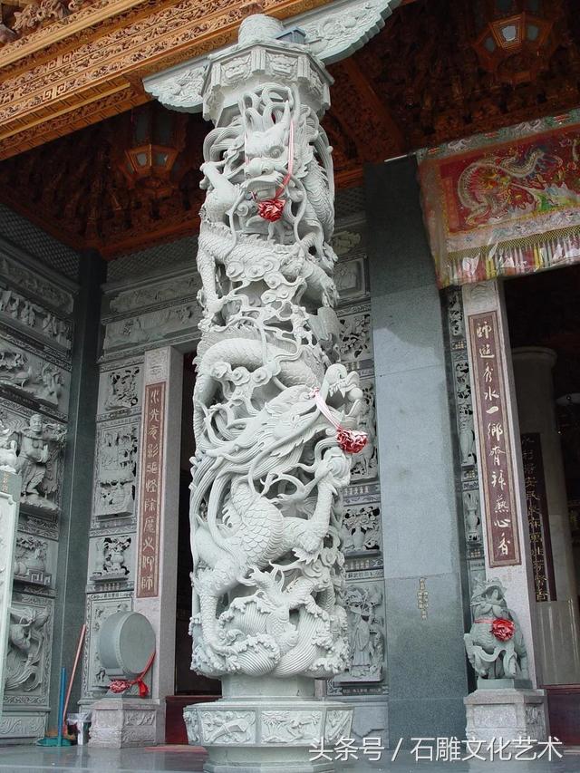 石雕龙柱基础知识,石雕龙教程