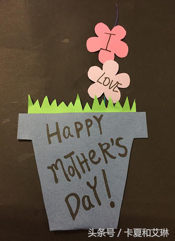 母亲节用小卡纸做贺卡手工制作,母亲节粘土贺卡手工制作大全