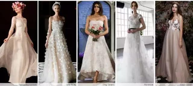 2018欧美婚纱,时尚最新款婚纱